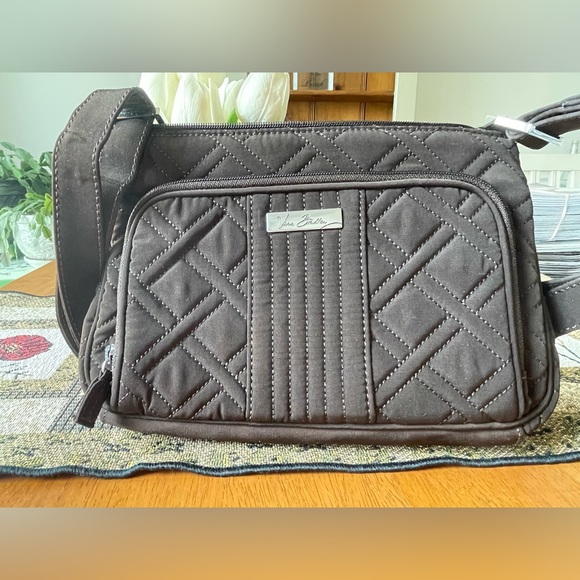 Vera Bradley mini-crossbody in chocolate brown, NWOT - Picture 8 of 8